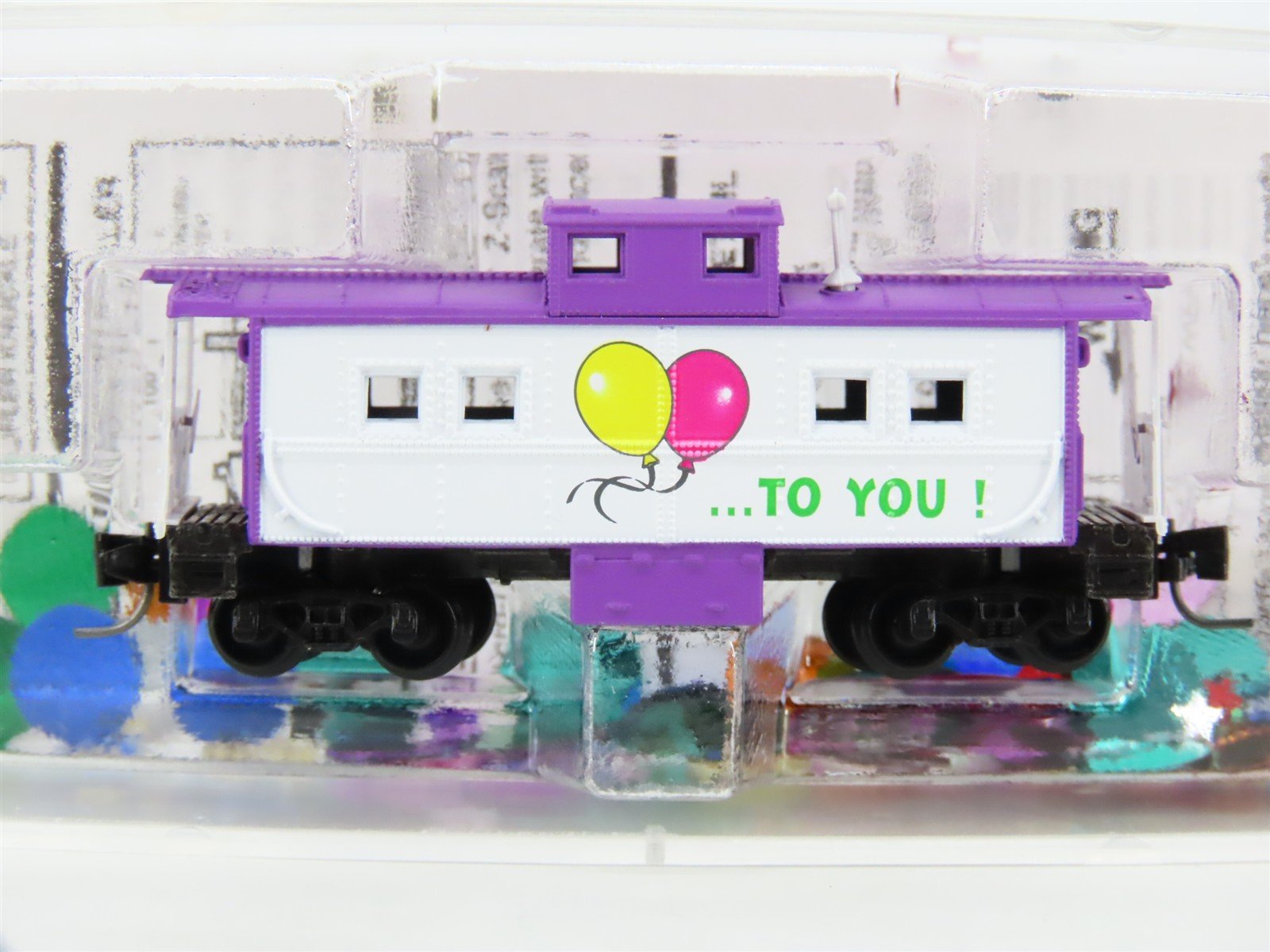 Z Scale Micro-Trains MTL 53500250 Happy Birthday To You Cupola Caboose