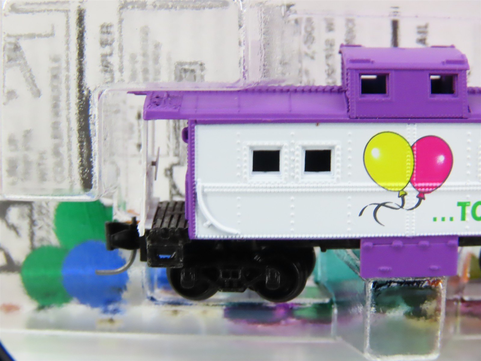 Z Scale Micro-Trains MTL 53500250 Happy Birthday To You Cupola Caboose