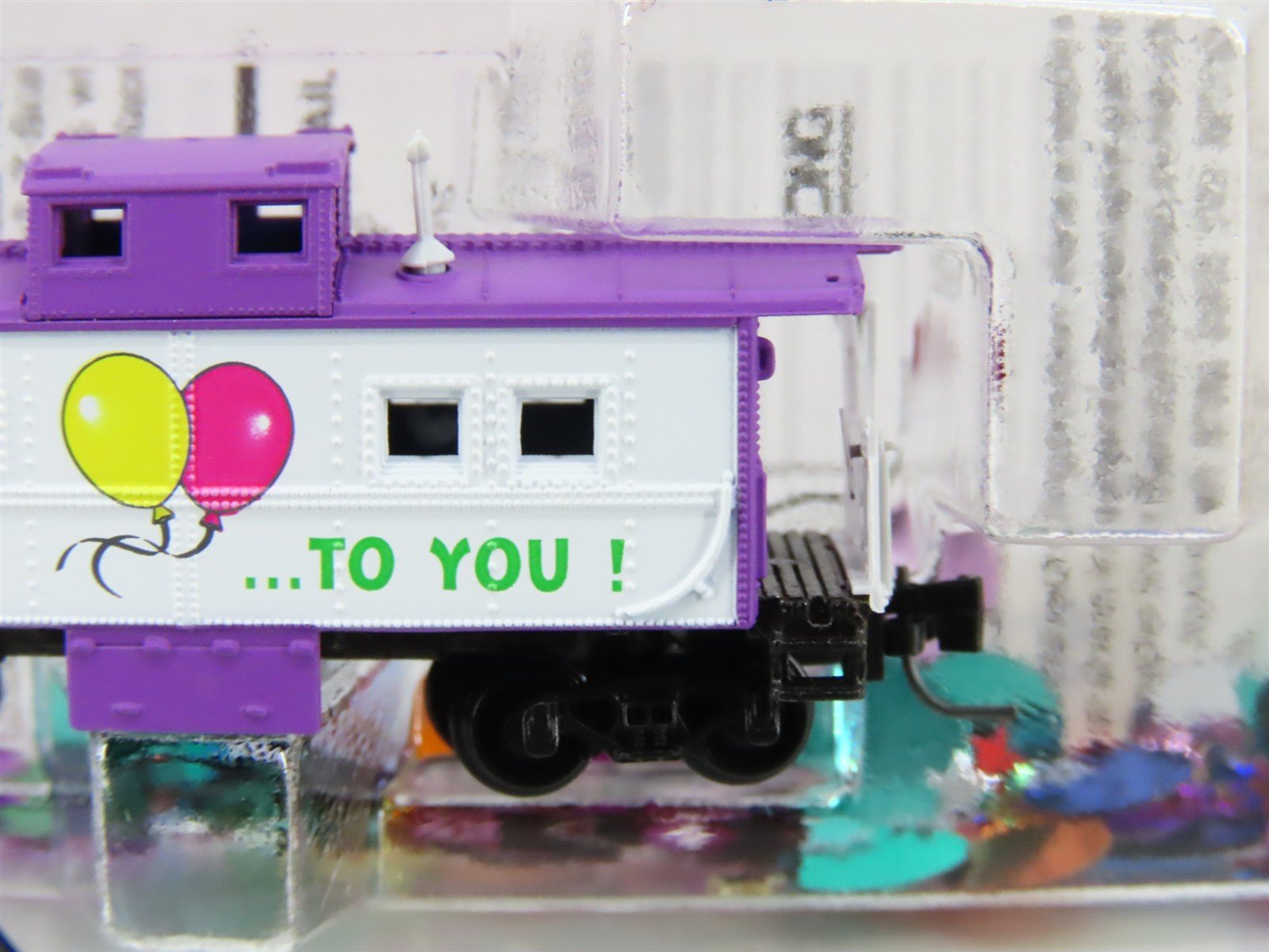 Z Scale Micro-Trains MTL 53500250 Happy Birthday To You Cupola Caboose