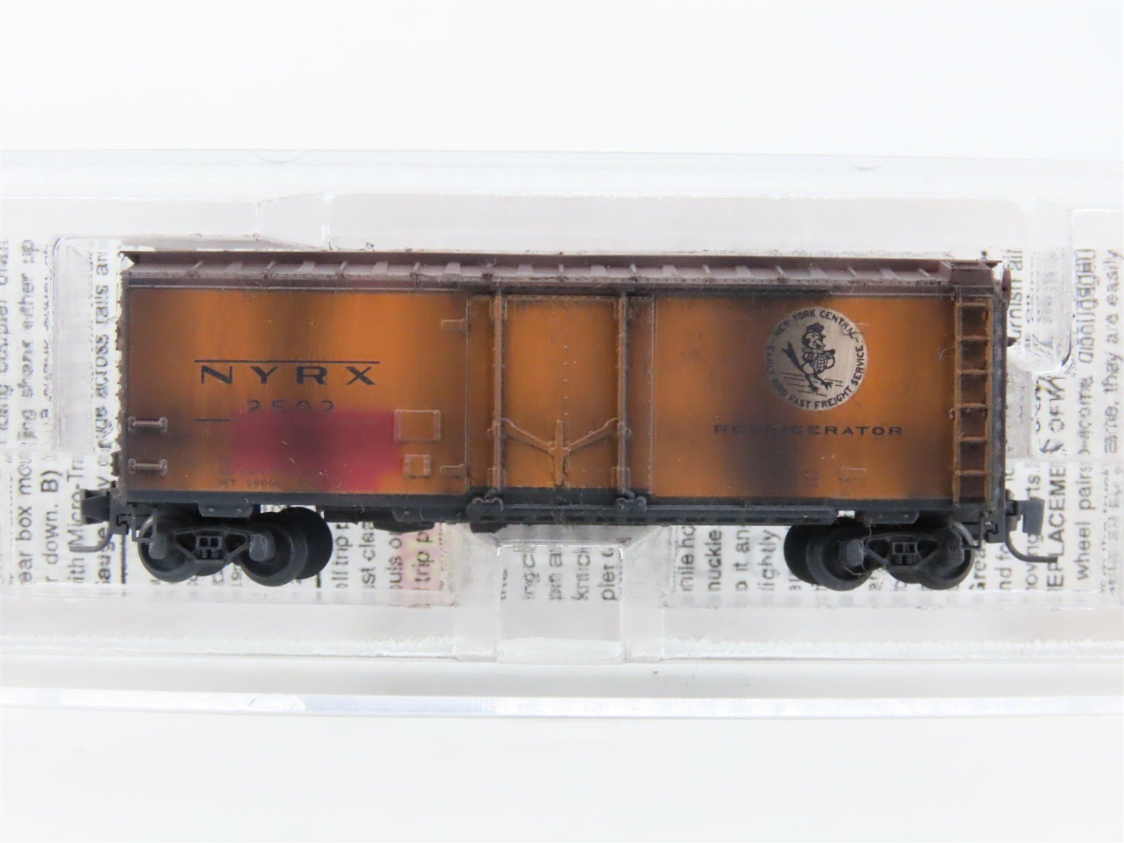 Z Micro-Trains MTL 50244250 NYRX New York Central 40' Box Car #2502 - Weathered