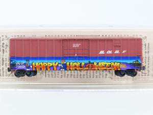 Z Micro-Trains MTL 51144192 BNSF Railway Box Car #713035 w/ Halloween Graffiti