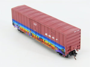 Z Micro-Trains MTL 51144192 BNSF Railway Box Car #713035 w/ Halloween Graffiti