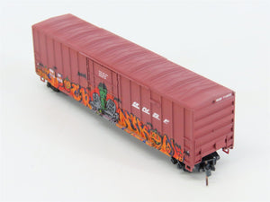 Z Micro-Trains MTL 51144192 BNSF Railway Box Car #713035 w/ Halloween Graffiti