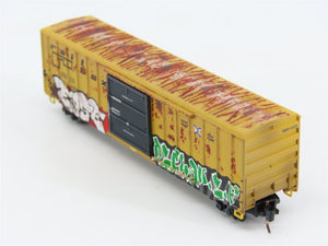 Z Scale Micro-Trains MTL 51044224 RBOX Railbox 50' Box Car #43235 w/ Graffiti