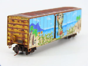 Z Scale Micro-Trains MTL 51044226 RBOX Railbox 50' Box Car #32556 w/ Graffiti