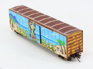 Z Scale Micro-Trains MTL 51044226 RBOX Railbox 50' Box Car #32556 w/ Graffiti