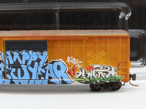 Z Scale Micro-Trains MTL 51044010 RBOX Railbox 50' Box Car #17823 w/ Graffiti