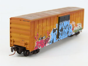 Z Scale Micro-Trains MTL 51044010 RBOX Railbox 50' Box Car #17823 w/ Graffiti