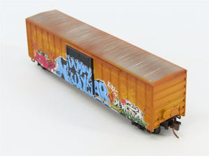 Z Scale Micro-Trains MTL 51044010 RBOX Railbox 50' Box Car #17823 w/ Graffiti