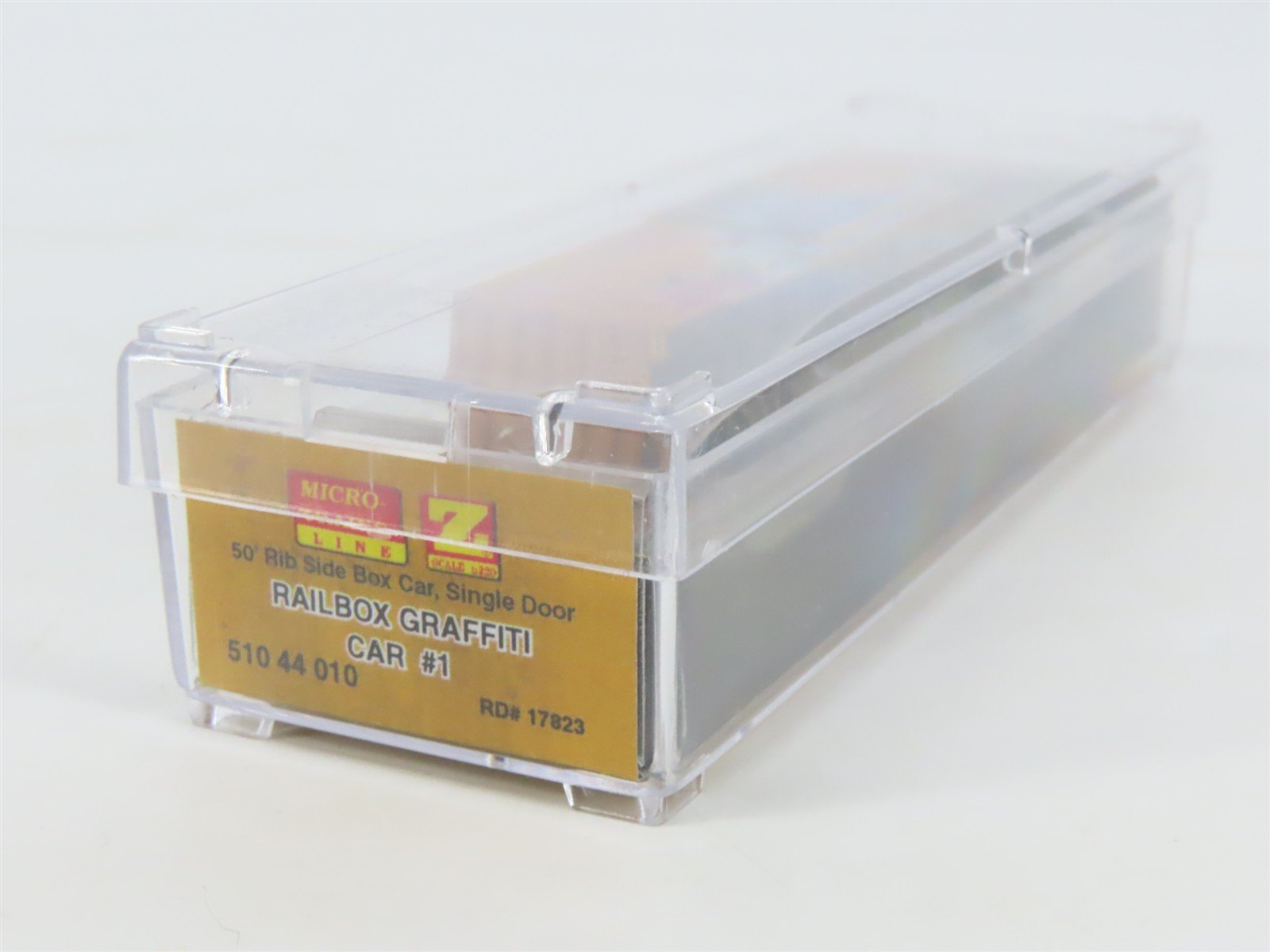 Z Scale Micro-Trains MTL 51044010 RBOX Railbox 50' Box Car #17823 w/ Graffiti