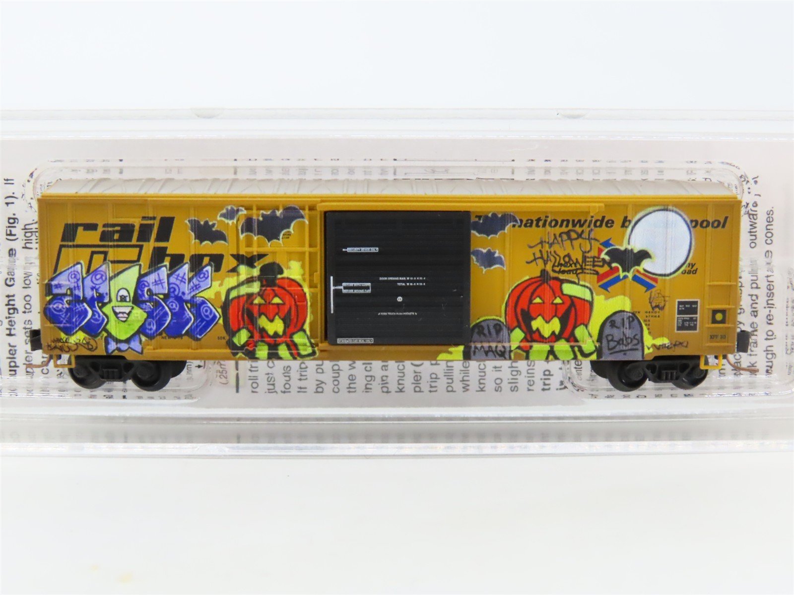Z Scale Micro-Trains MTL 51244040 ABOX Railbox 50' Box Car #50445 w/ Graffiti