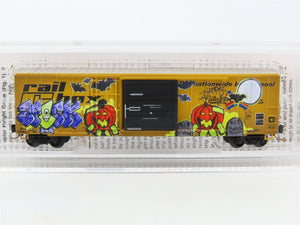 Z Scale Micro-Trains MTL 51244040 ABOX Railbox 50' Box Car #50445 w/ Graffiti