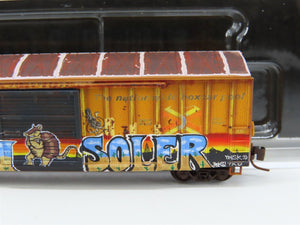 Z Scale Micro-Trains MTL 51044015 RBOX Railbox 50' Box Car #34608 w/ Graffiti