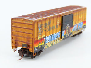 Z Scale Micro-Trains MTL 51044015 RBOX Railbox 50' Box Car #34608 w/ Graffiti