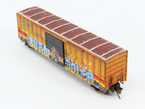 Z Scale Micro-Trains MTL 51044015 RBOX Railbox 50' Box Car #34608 w/ Graffiti