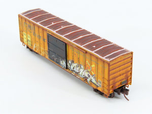 Z Scale Micro-Trains MTL 51044015 RBOX Railbox 50' Box Car #34608 w/ Graffiti