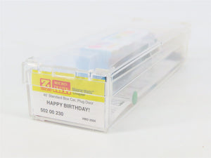 Z Scale Micro-Trains MTL 50200230 HBD Happy Birthday 40' Plug Door Box Car #2005