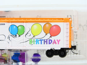 Z Scale Micro-Trains MTL 50200230 HBD Happy Birthday 40' Plug Door Box Car #2005