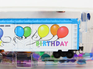 Z Scale Micro-Trains MTL 50200230 HBD Happy Birthday 40' Plug Door Box Car #2005