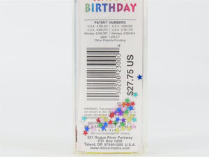 Z Scale Micro-Trains MTL 50200230 HBD Happy Birthday 40' Plug Door Box Car #2005