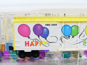 Z Scale Micro-Trains MTL 50200230 HBD Happy Birthday 40' Plug Door Box Car #2005