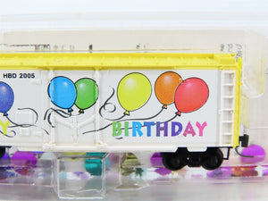 Z Scale Micro-Trains MTL 50200230 HBD Happy Birthday 40' Plug Door Box Car #2005