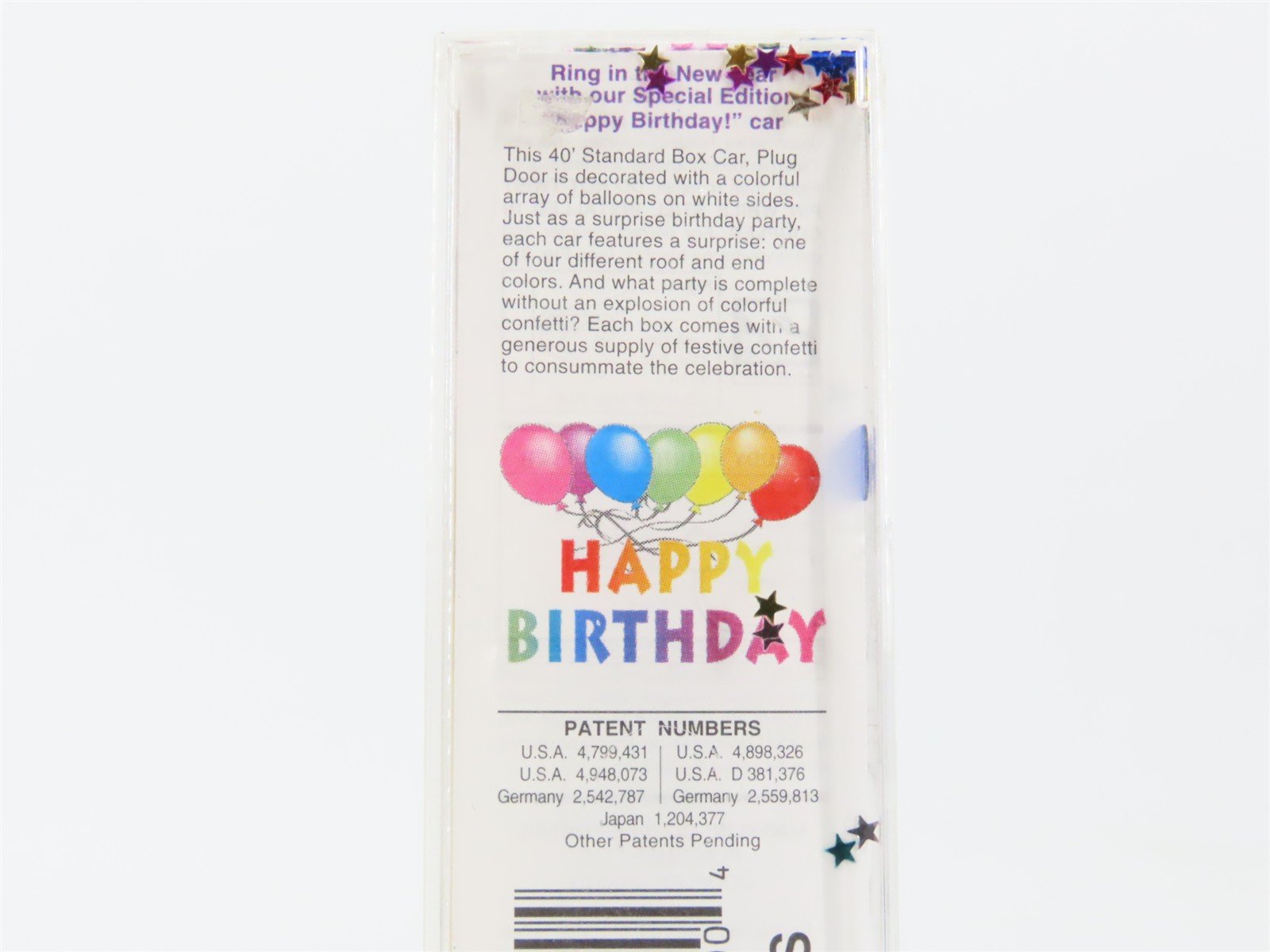 Z Scale Micro-Trains MTL 50200230 HBD Happy Birthday 40' Plug Door Box Car #2005