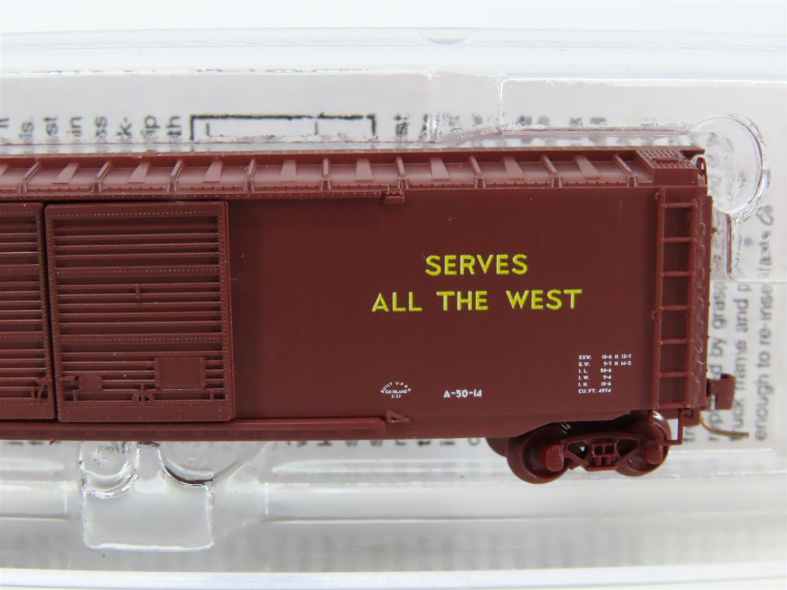 Z Scale Micro-Trains MTL 50600290 UP Union Pacific Railroad 50' Box Car #155000