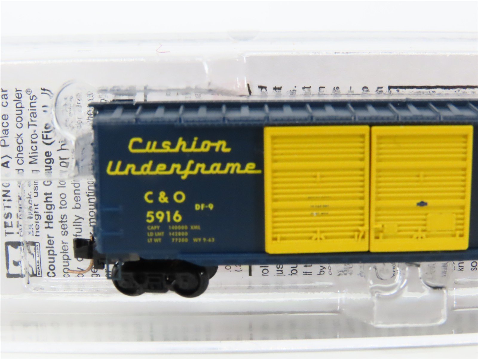 Z Scale Micro-Trains MTL 50600391 C&O Chesapeake & Ohio 50' Box Car #5916