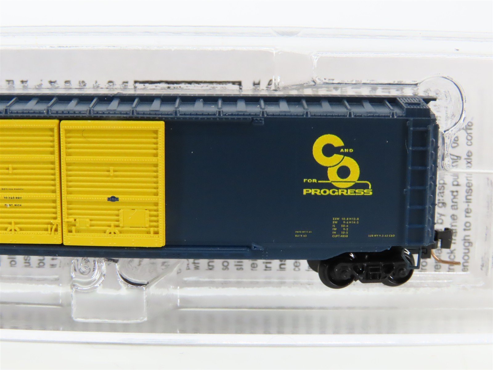 Z Scale Micro-Trains MTL 50600391 C&O Chesapeake & Ohio 50' Box Car #5916