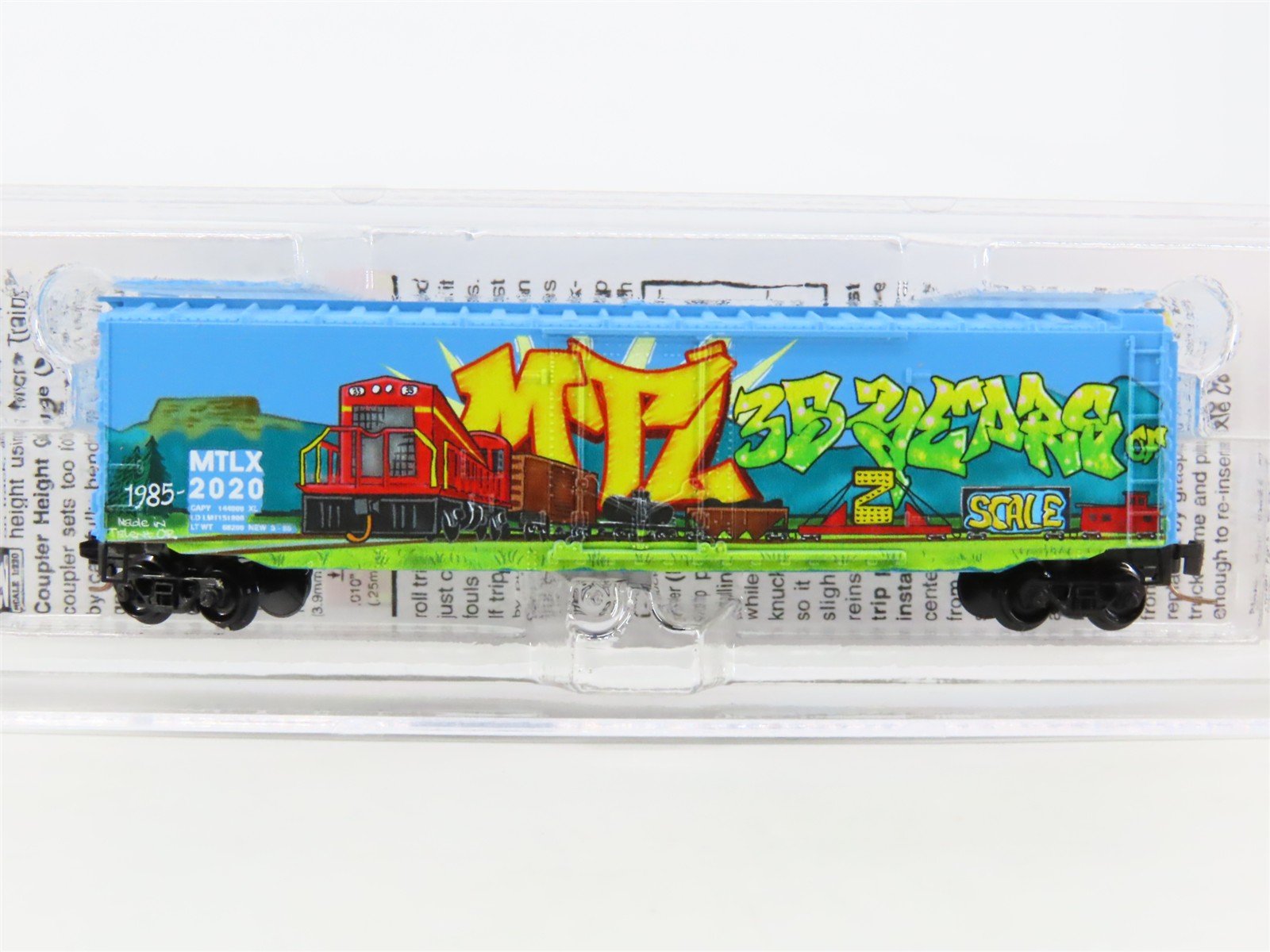 Z Scale Micro-Trains MTL 50700520 MTLX 35th Anniversary 50' Box Car #2020