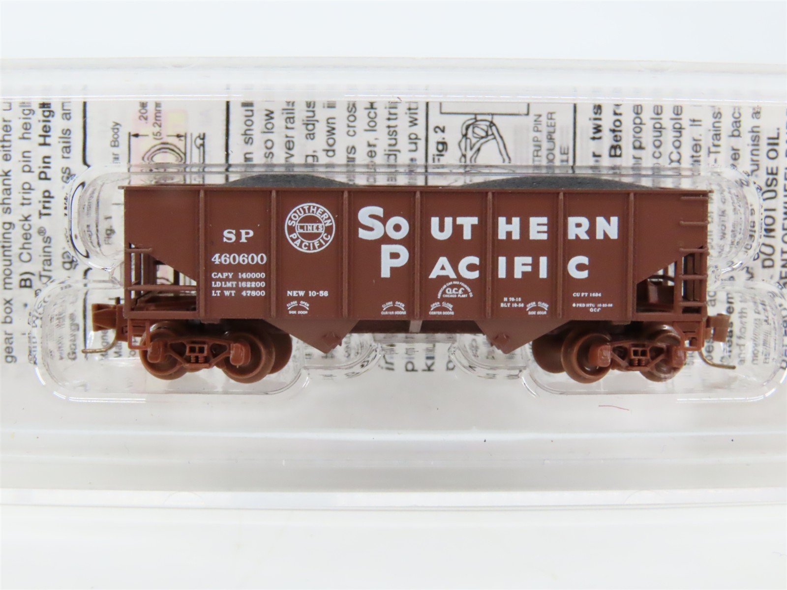 Z Scale Micro-Trains MTL 53400021 SP Southern Pacific 2-Bay Hopper #460600