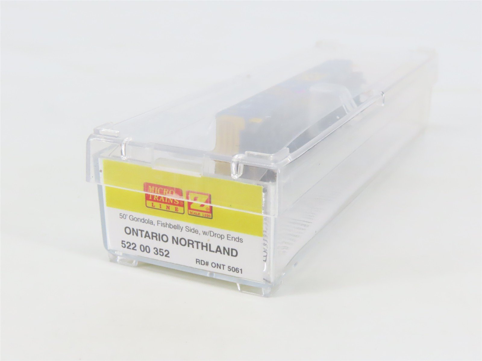Z Scale Micro-Trains MTL 52200352 ONT Ontario Northland 50' Gondola #5061