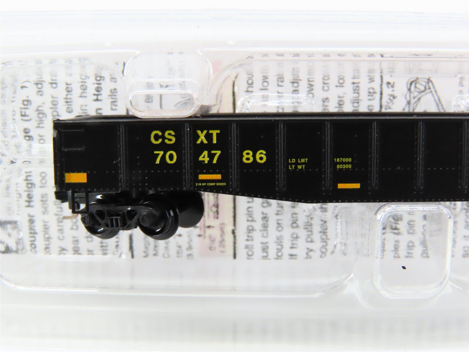 Z Scale Micro-Trains MTL 52200241 CSXT 50' Open Gondola #704786 w/ Load