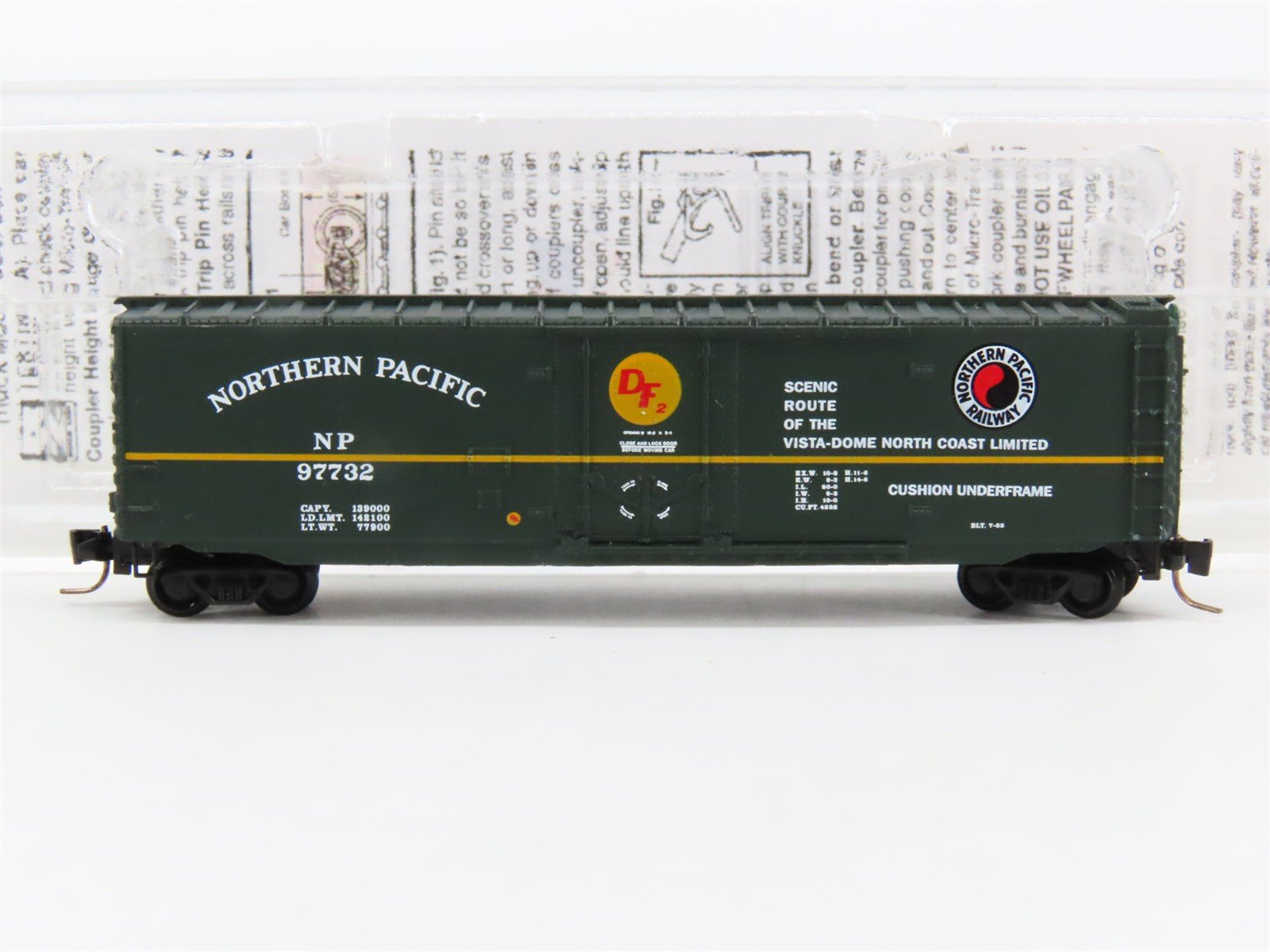 Z Scale Micro-Trains MTL 50700472 NP Northern Pacific 50' Box Car #97732