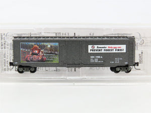 Z Scale Micro-Trains MTL 50700340 SBX Smokey Bear 50' Plug Door Box Car #1980A