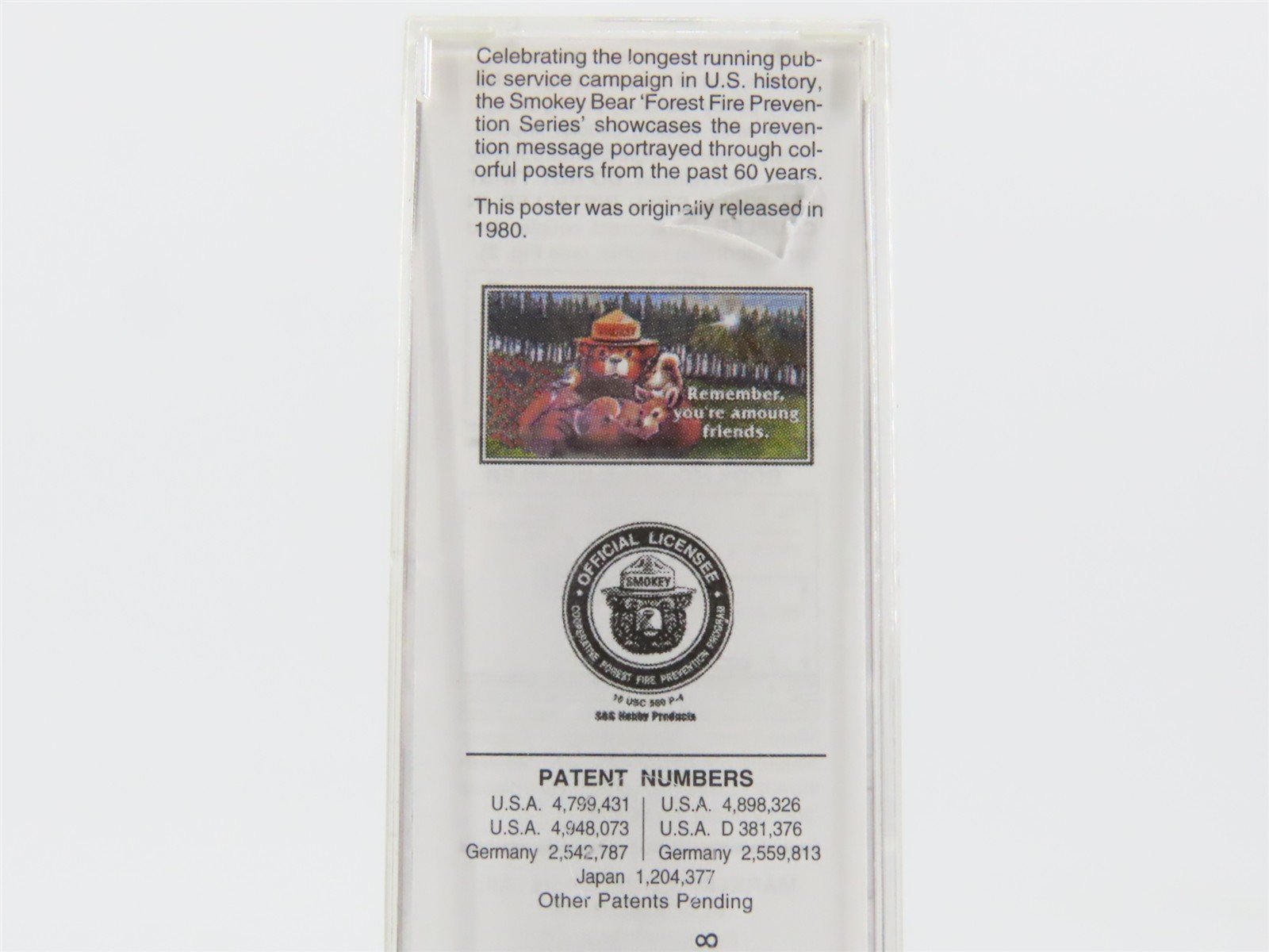 Z Scale Micro-Trains MTL 50700340 SBX Smokey Bear 50' Plug Door Box Car #1980A