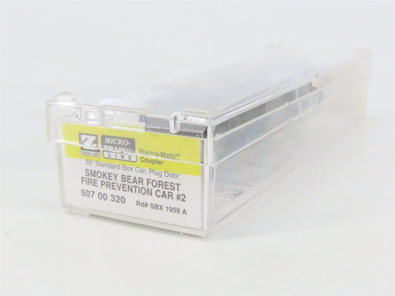 Z Scale Micro-Trains MTL 50700320 SBX Smokey Bear 50' Plug Door Box Car #1959A