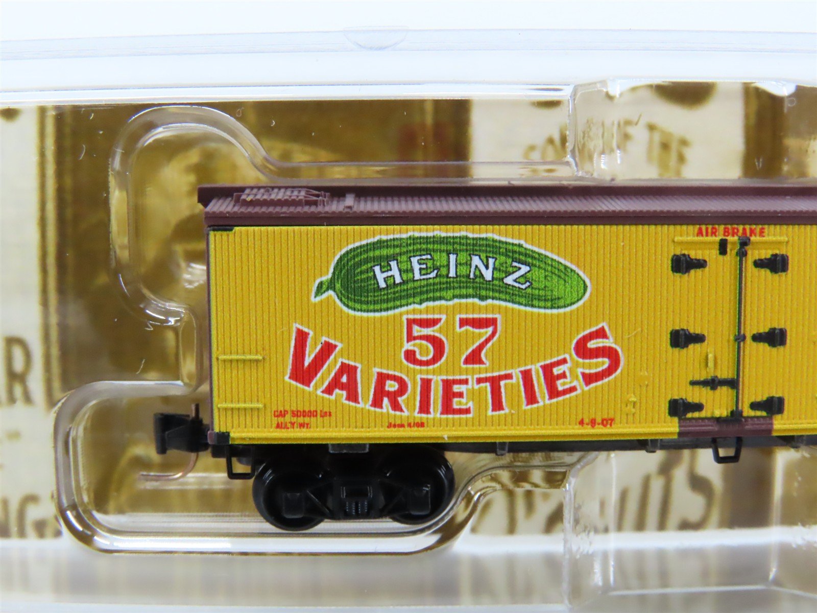 Z Scale Micro-Trains MTL 51800630 HJHC Heinz Prepared Mustard 40' Reefer #486