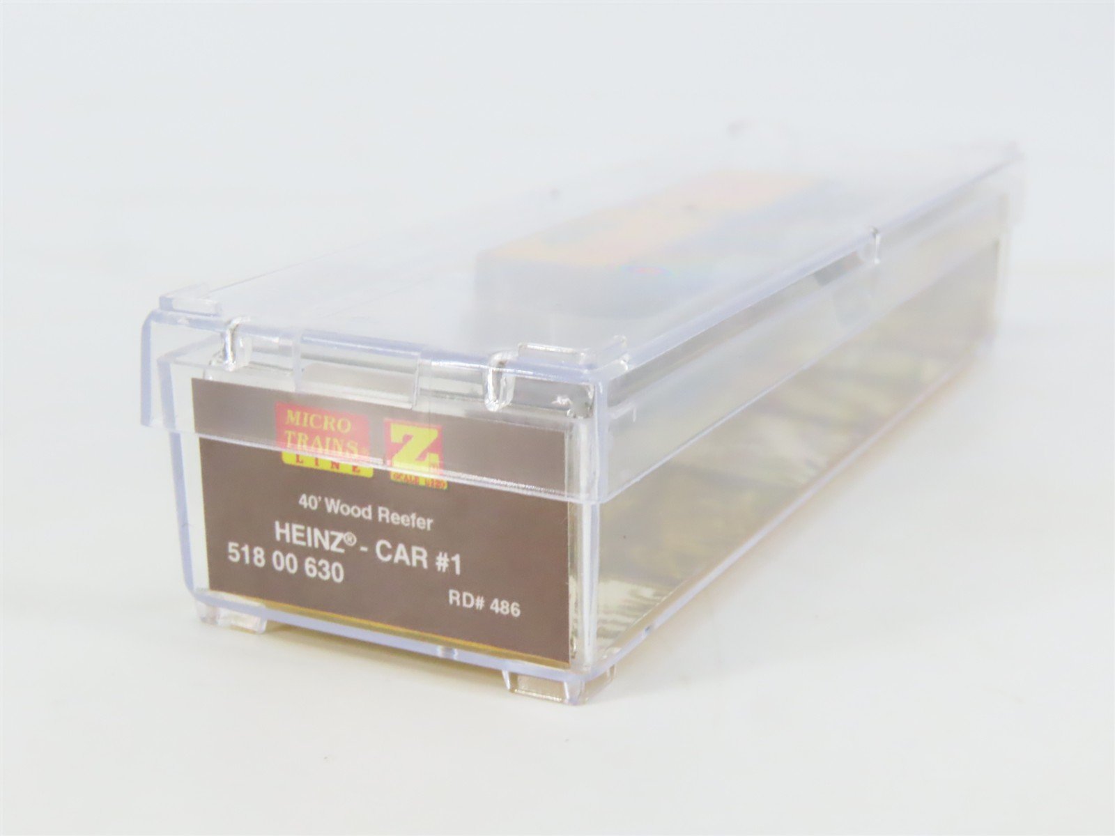 Z Scale Micro-Trains MTL 51800630 HJHC Heinz Prepared Mustard 40' Reefer #486