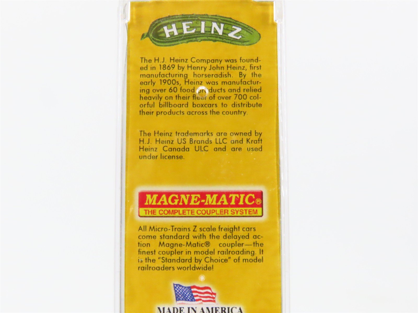 Z Scale Micro-Trains MTL 51800670 HJHC Heinz 57 Varieties 40' Wood Reefer #485