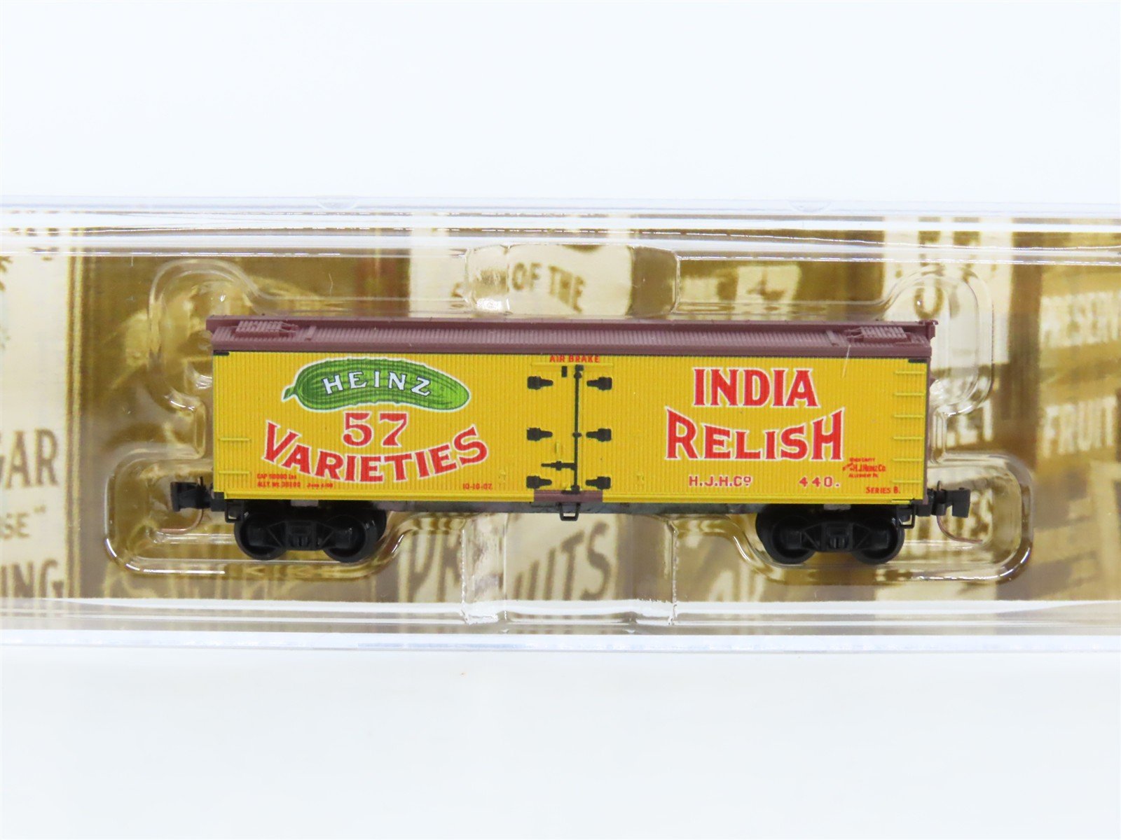 Z Scale Micro-Trains MTL 51800650 HJHC Heinz India Relish 40' Wood Reefer #440