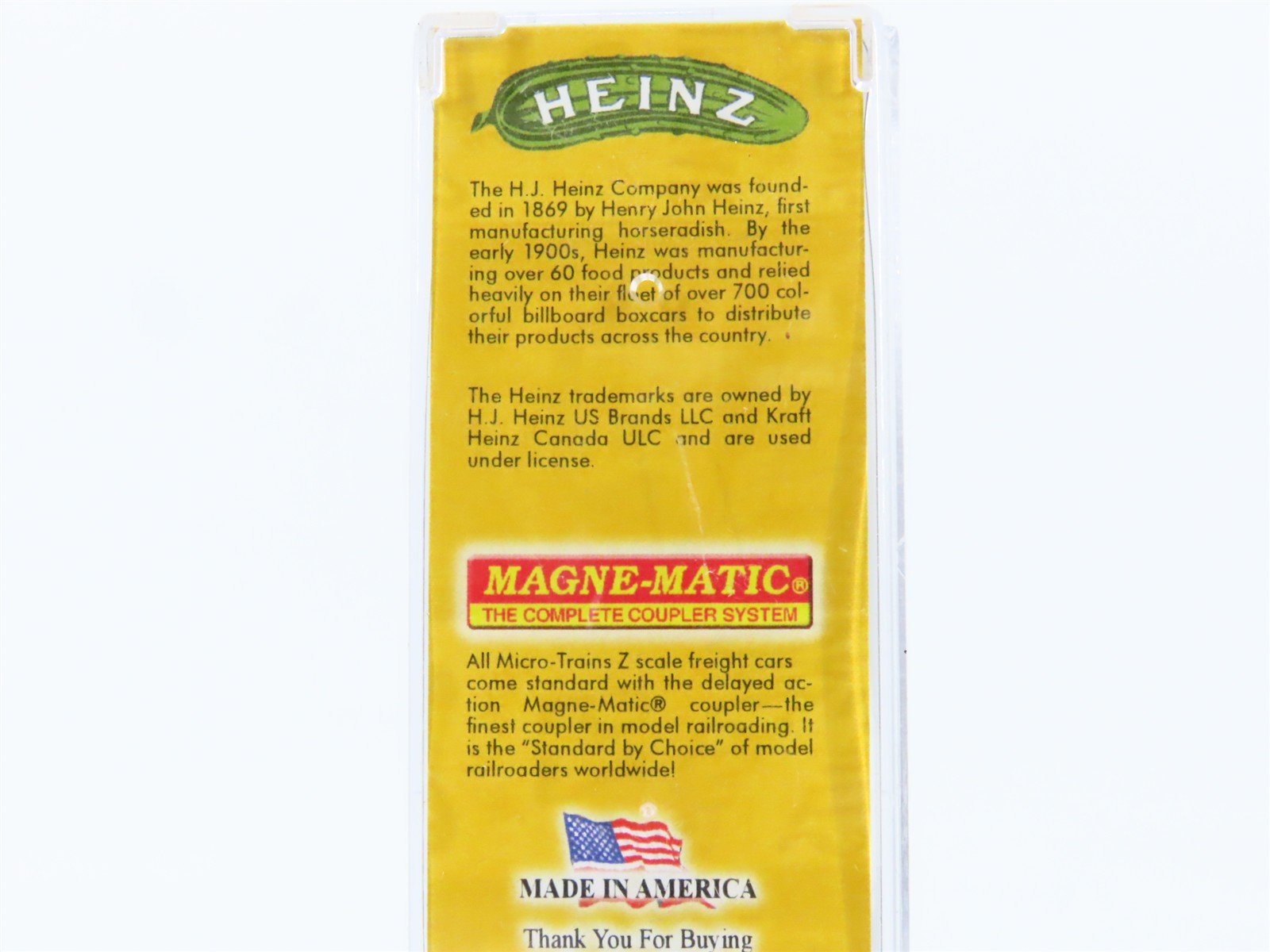 Z Scale Micro-Trains MTL 51800650 HJHC Heinz India Relish 40' Wood Reefer #440