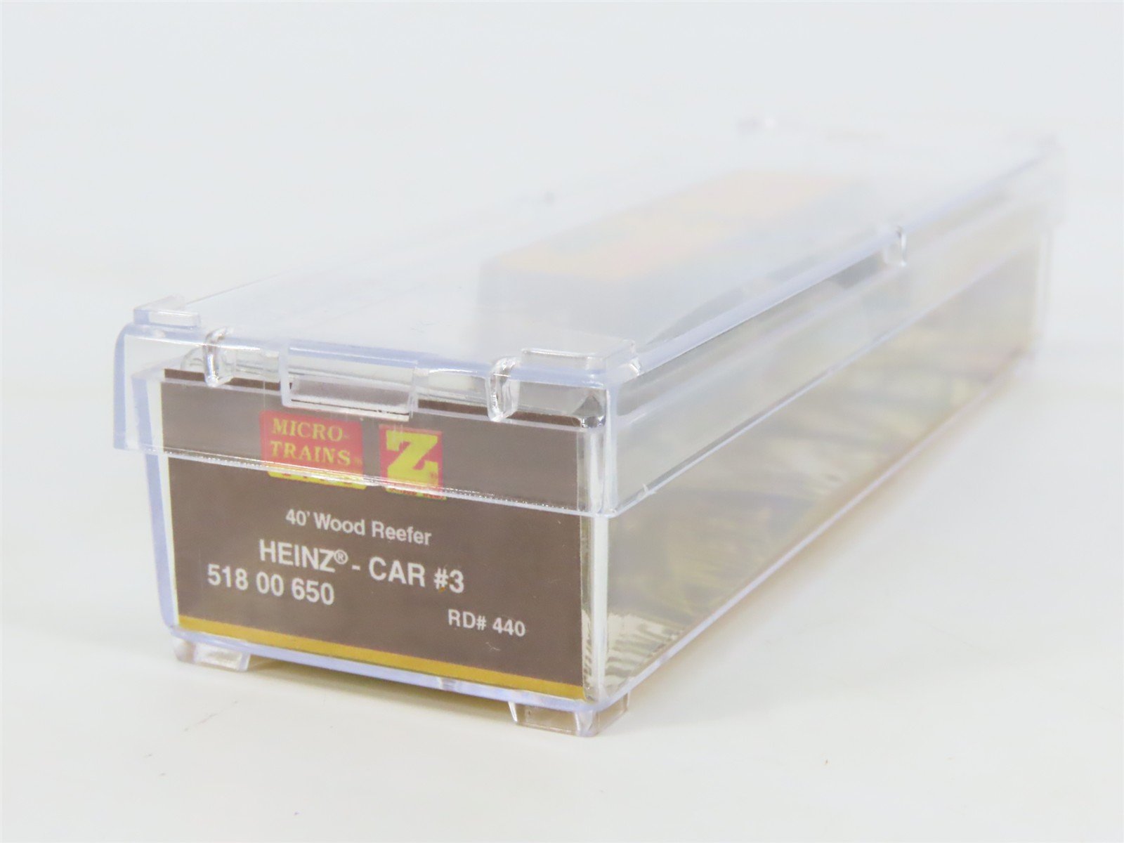 Z Scale Micro-Trains MTL 51800650 HJHC Heinz India Relish 40' Wood Reefer #440