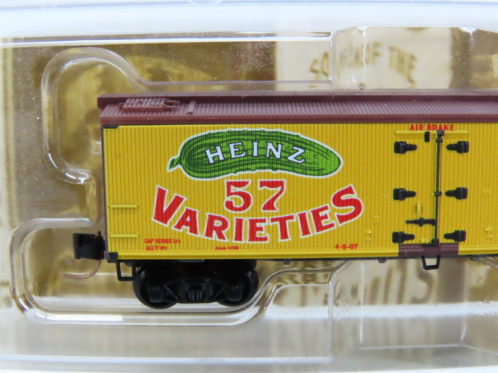 Z Micro-Trains MTL 51800630 HJHC Heinz Prepared Mustard 40' Wood Reefer #486