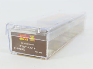 Z Micro-Trains MTL 51800630 HJHC Heinz Prepared Mustard 40' Wood Reefer #486