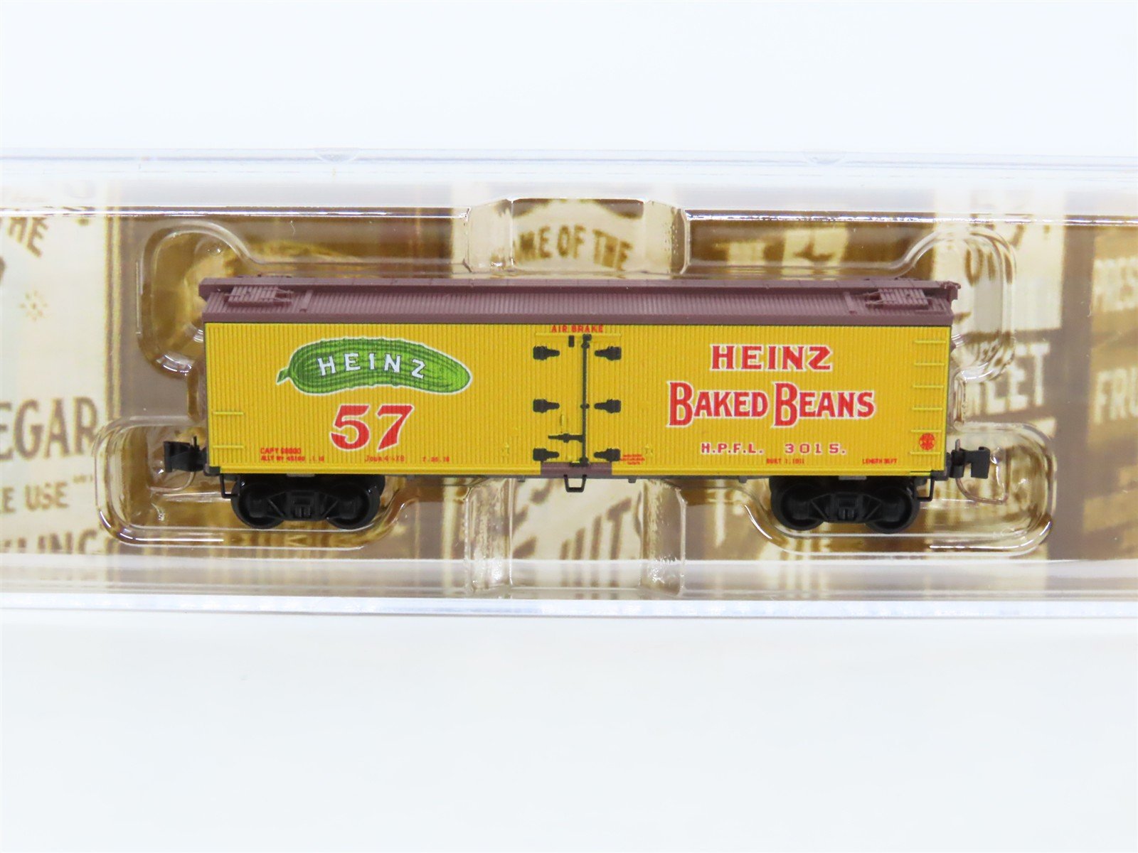 Z Scale Micro-Trains MTL 51800680 HPFL Heinz Baked Beans 40' Wood Reefer #3015