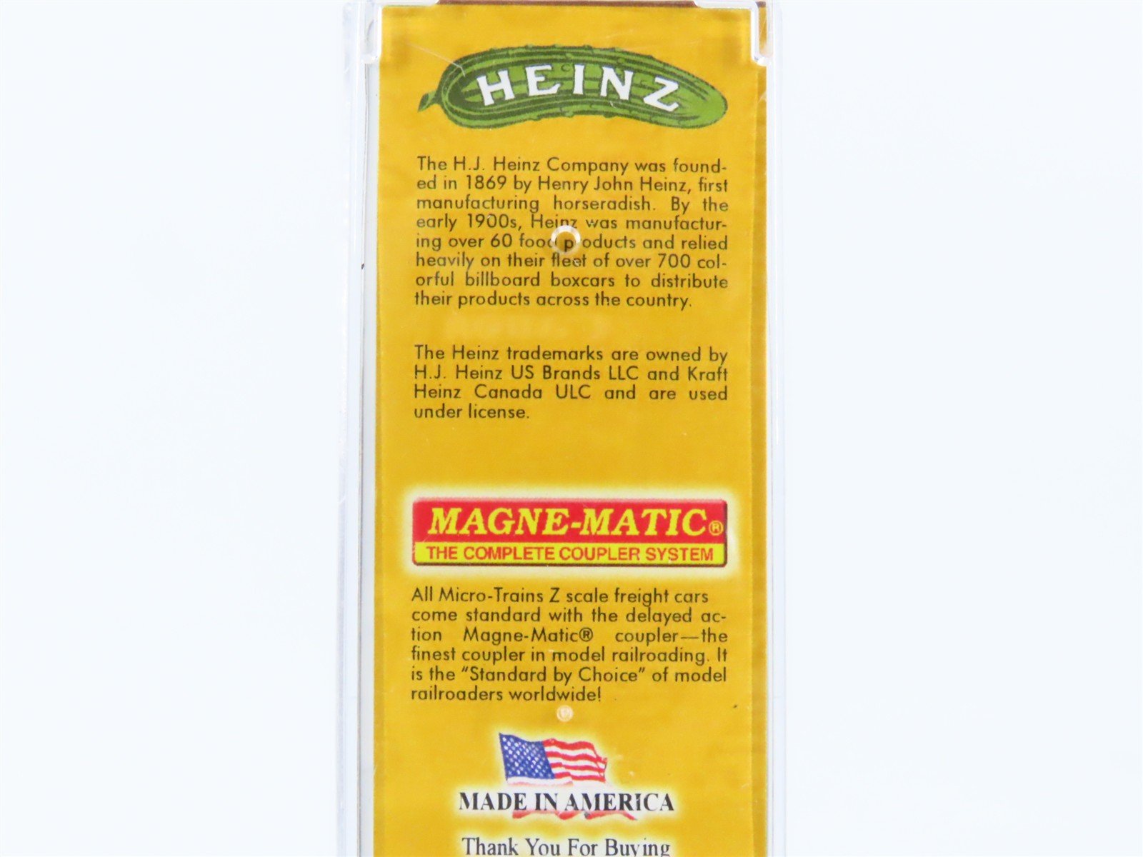 Z Scale Micro-Trains MTL 51800680 HPFL Heinz Baked Beans 40' Wood Reefer #3015