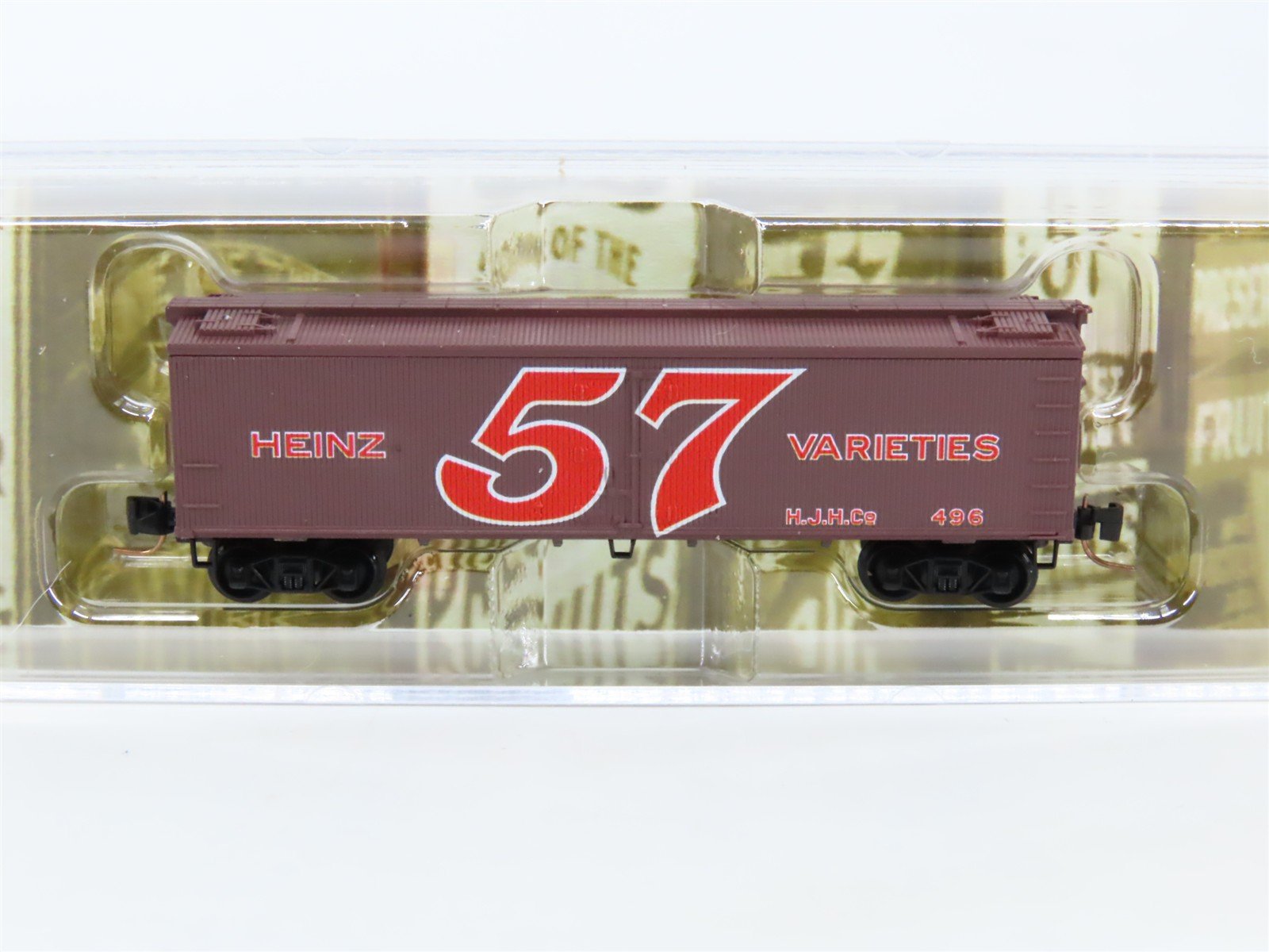 Z Scale Micro-Trains MTL 51800490 HJHC Heinz 57 Varieties 40' Wood Reefer #496