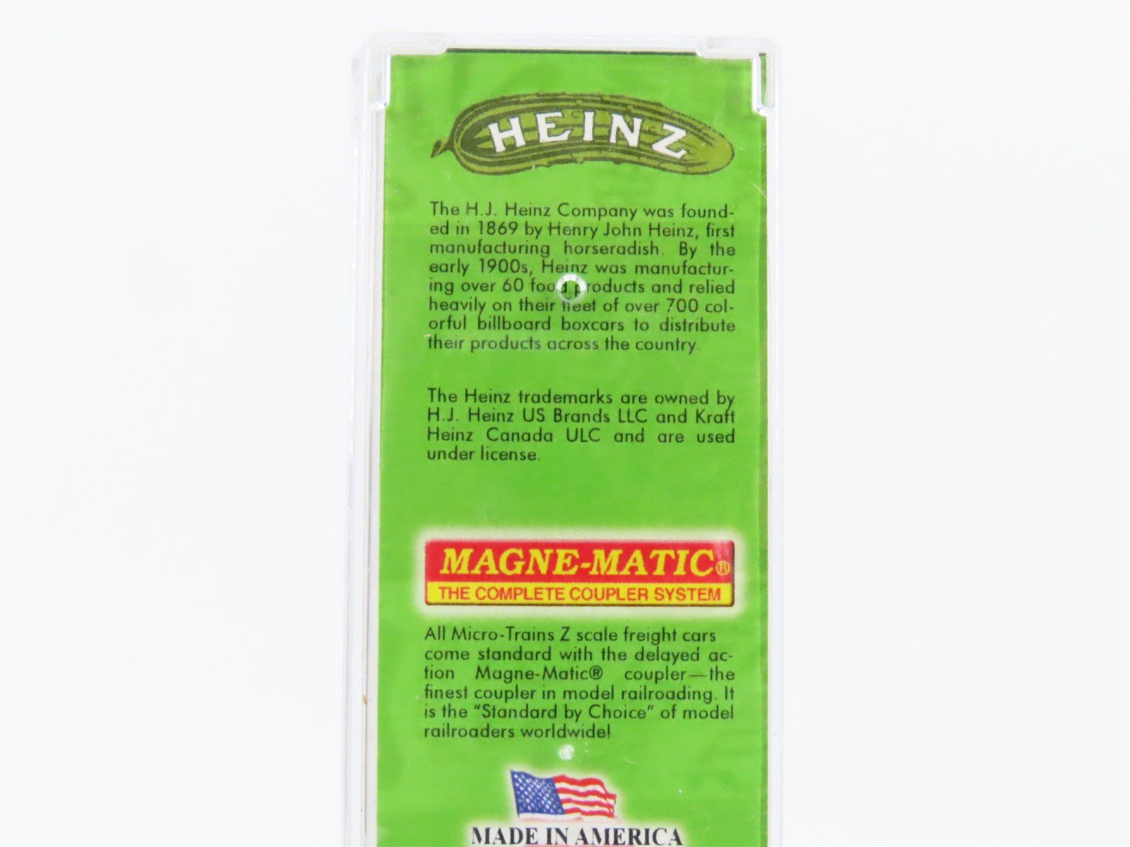 Z Scale Micro-Trains MTL 51800490 HJHC Heinz 57 Varieties 40' Wood Reefer #496